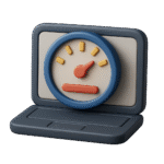 The icon shows the slow website offering slow load times