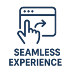 3d illustration showing seamless browsing experience