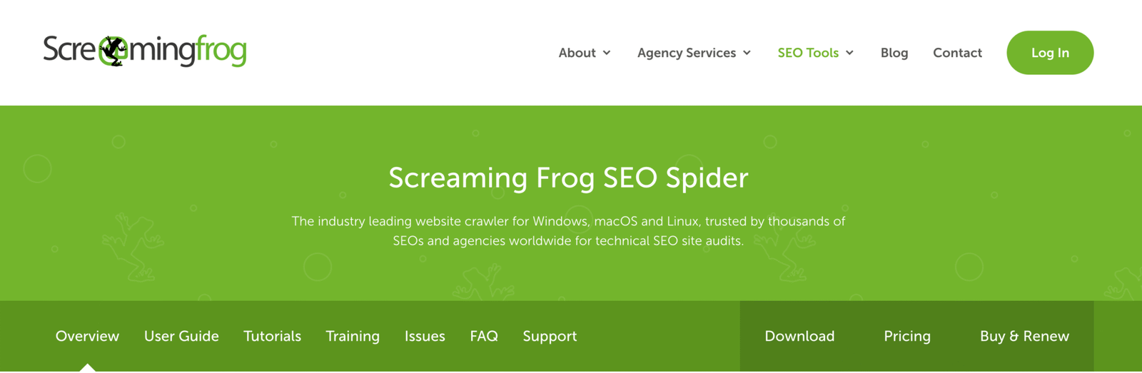 Screaming Frog seo tools